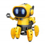 Velleman Tobbie kuuejalgne robot koos patareidega
